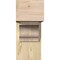 Ekena Millwork Balboa Block Rough Sawn Bracket w/ Offset Brace, Douglas Fir, 8"W x 18"D x 18"H BKT0806X18X18BOA05RDF - alternate 2